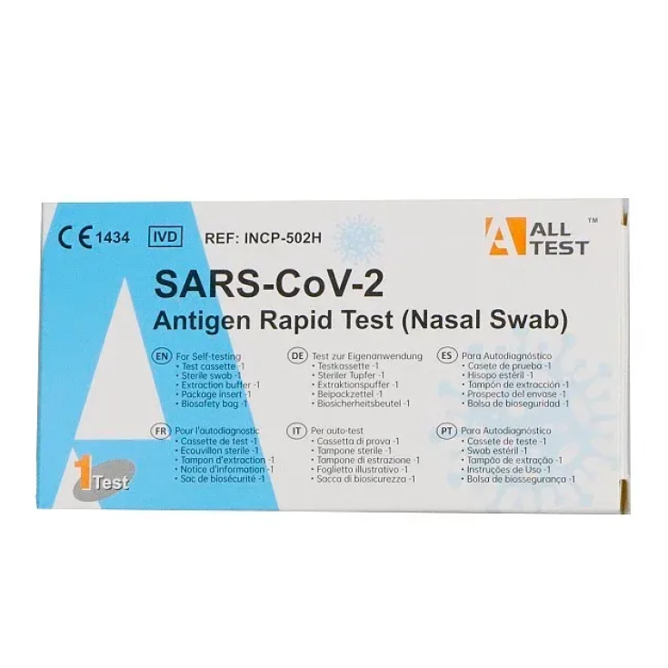 Test rapide d'antigène CoV-19 Tous les tests 1 test