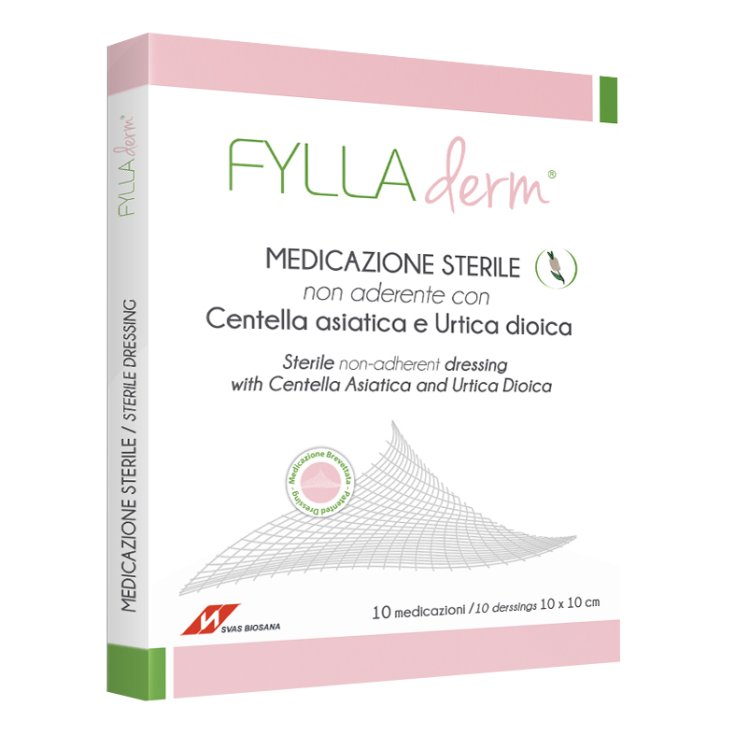 FYLLADERM® PANSEMENT A L'ACIDE HYALURONIQUE 10X10 SVAS BIOSANA 10 Pièces