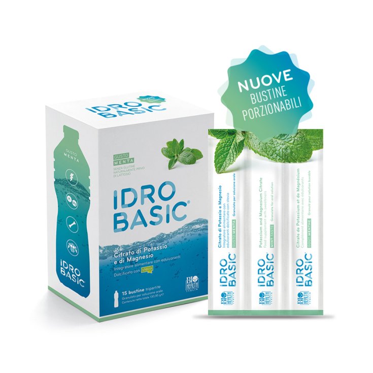 IDROBASIC MENTHE BIOHEALTH ITALIA 15 SACHETS