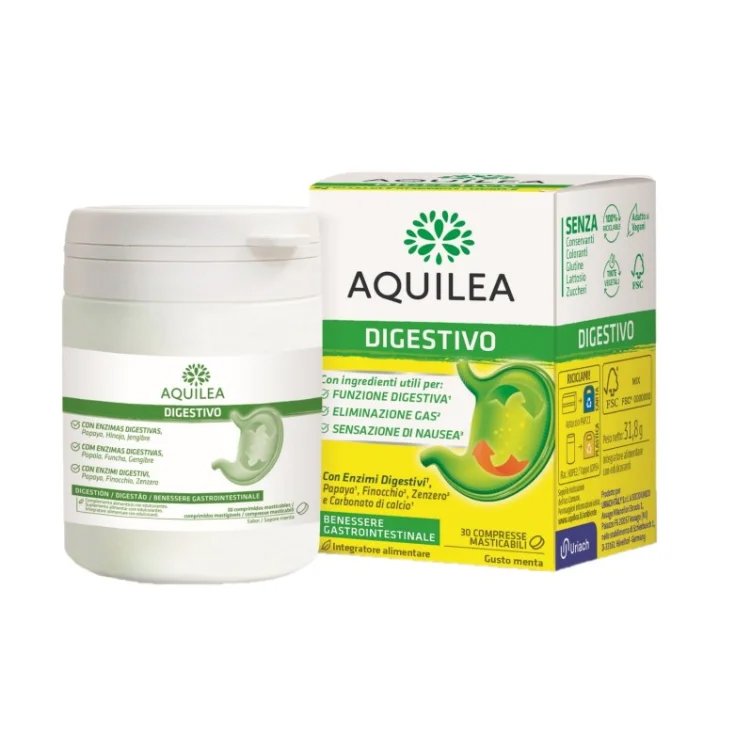 Aquilea Digestive Uriach 30 Comprimés à Croquer