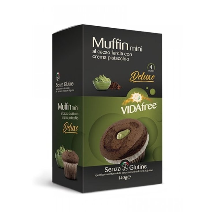 Vidafree Muffin Mini Crème de Cacao Aux Pistaches 140g