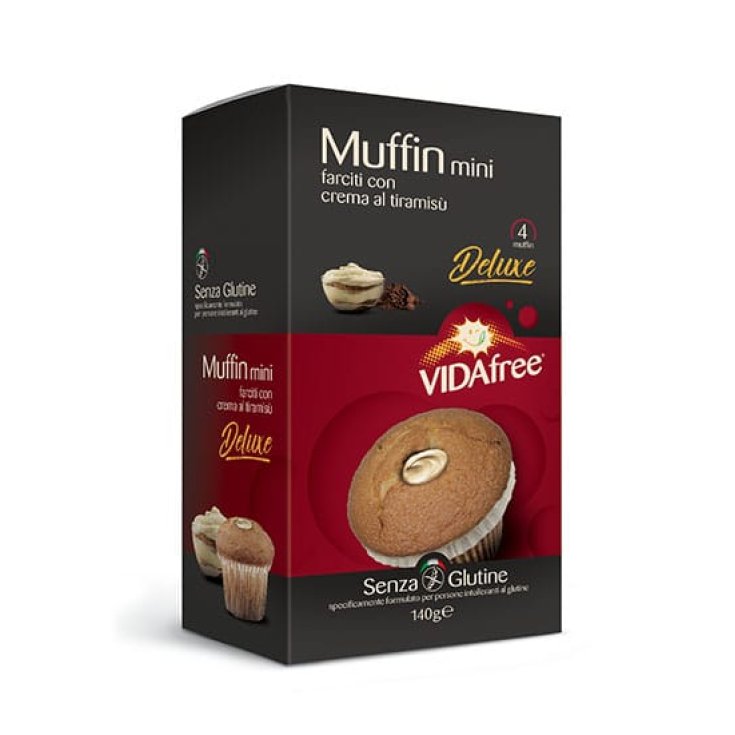 Muffin Mini Tiramisu Crème Vidafree 140g