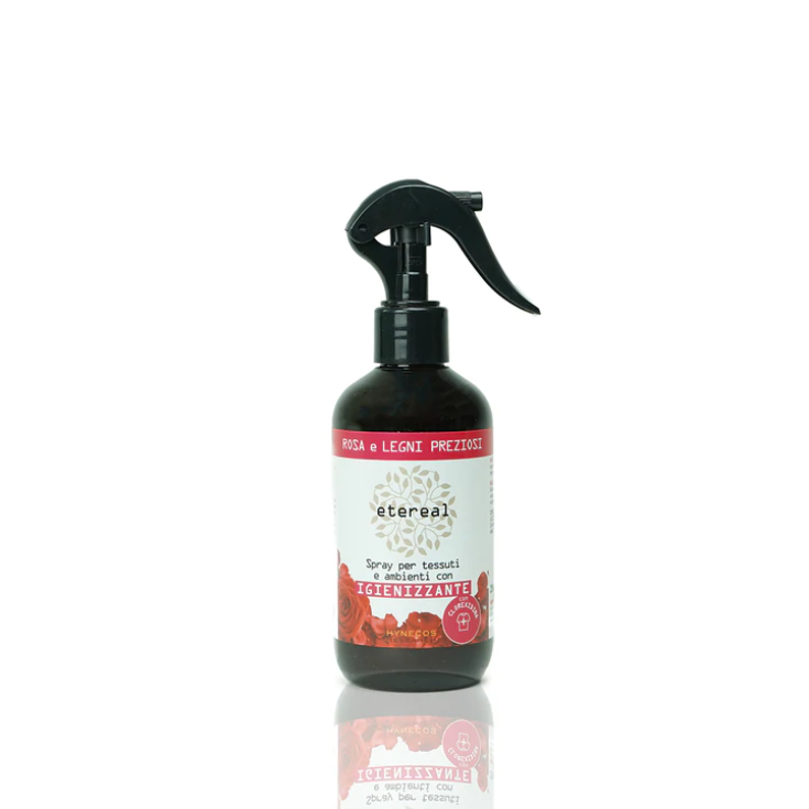 Vaporisateur de parfum pour les environnements à la rose et aux bois précieux avec désinfectant éternel 250 ml