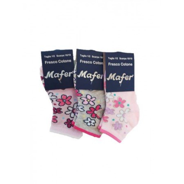 Set 3pcs chaussettes en coton frais pour fille ma