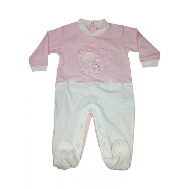 Combinaison chic bébé fille en coton Combinaison chic bébé fille en coton