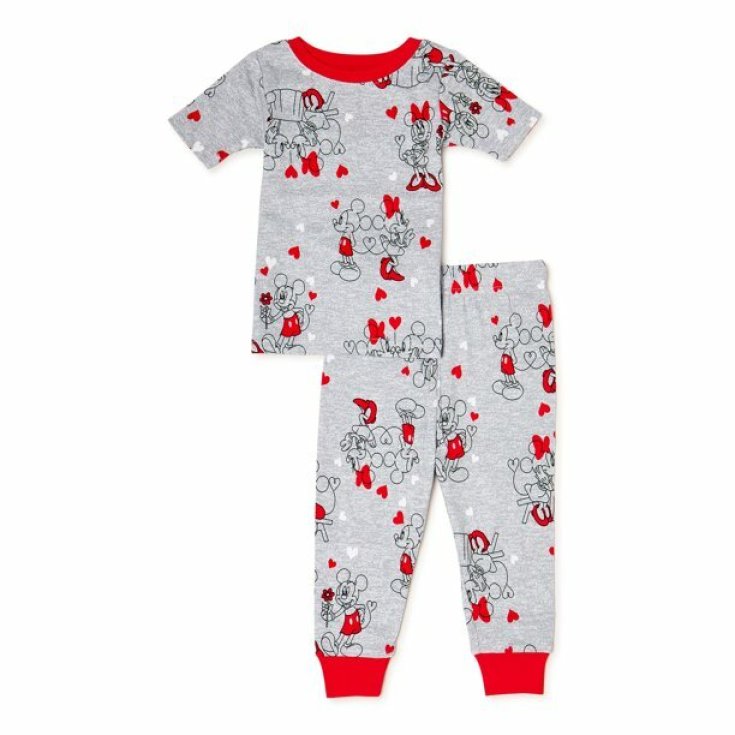 Pyjama jersey t-shirt pantalon bébé fille