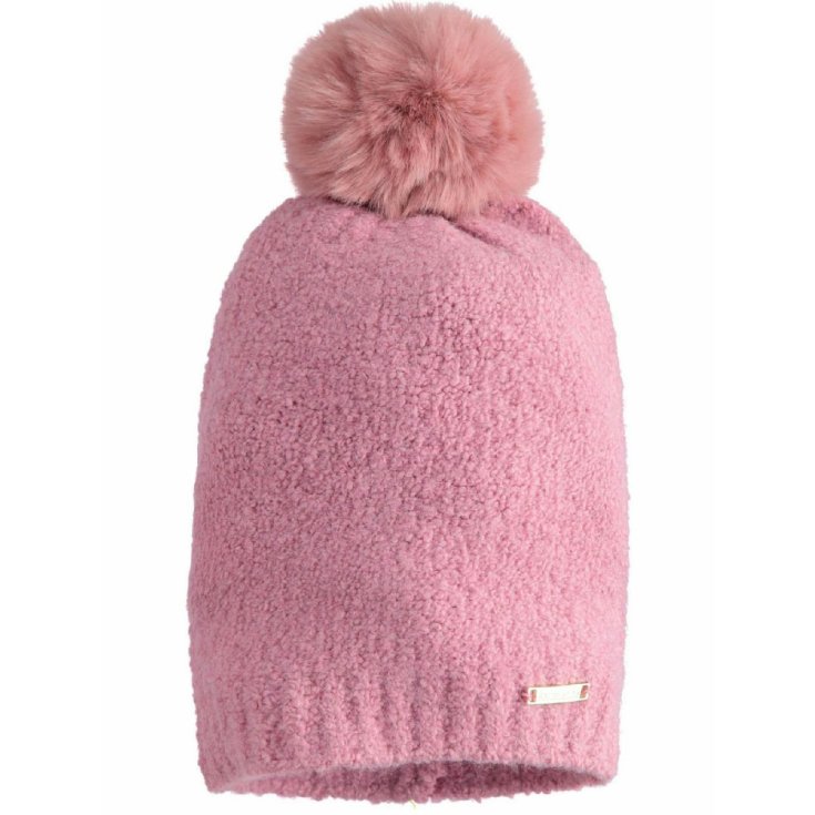 Bonnet bébé fille à pompons