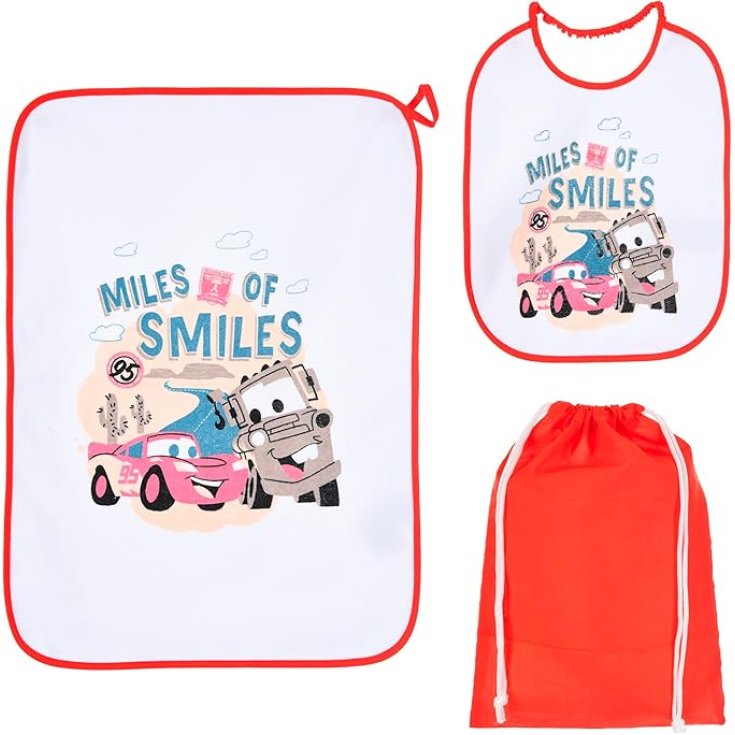 Maternelle set 3pcs bavoir bavoir + nappe