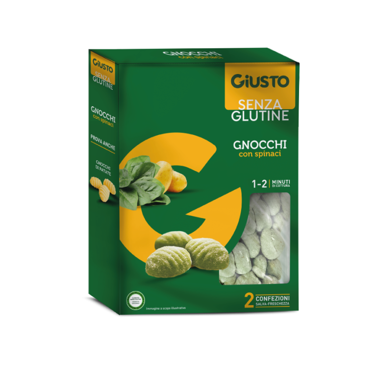 GIUSTO S/G GNOCCHIS AUX ÉPINARDS500G