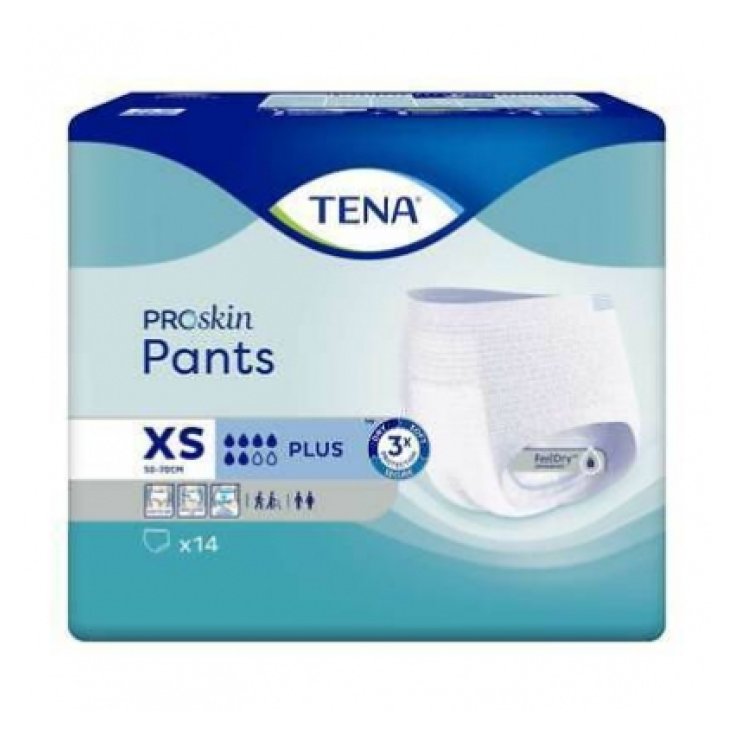 TENA PANTALON PLUS XS 14PZ