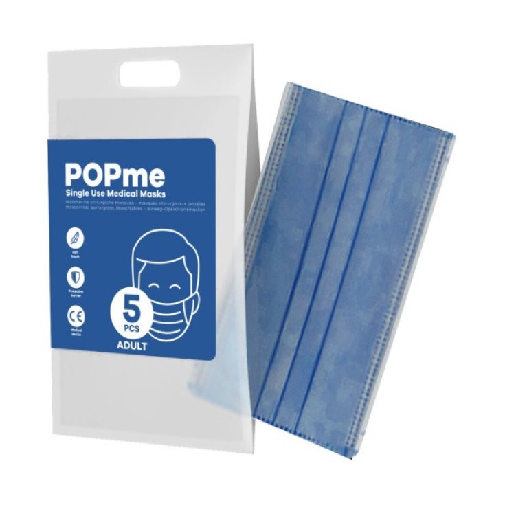 POPME MASQUE CHIR MARINE 5PCS