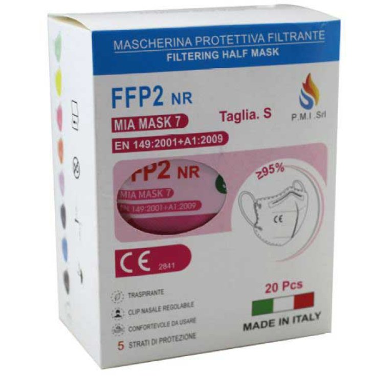 MIA MASQUE7 FFP2 S ROSE 20PCS