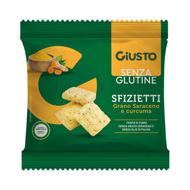 Sfizietti Sarrasin et Curcuma Giusto 40g