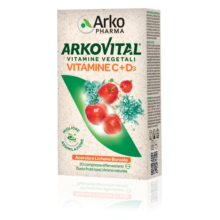 Arkovital Vitamine C & D3 Arkopharma 20 Comprimés