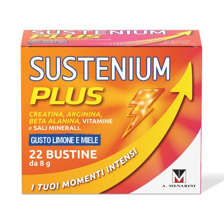 Sustenium Plus Citron Miel A. Menarini 22 Sachets