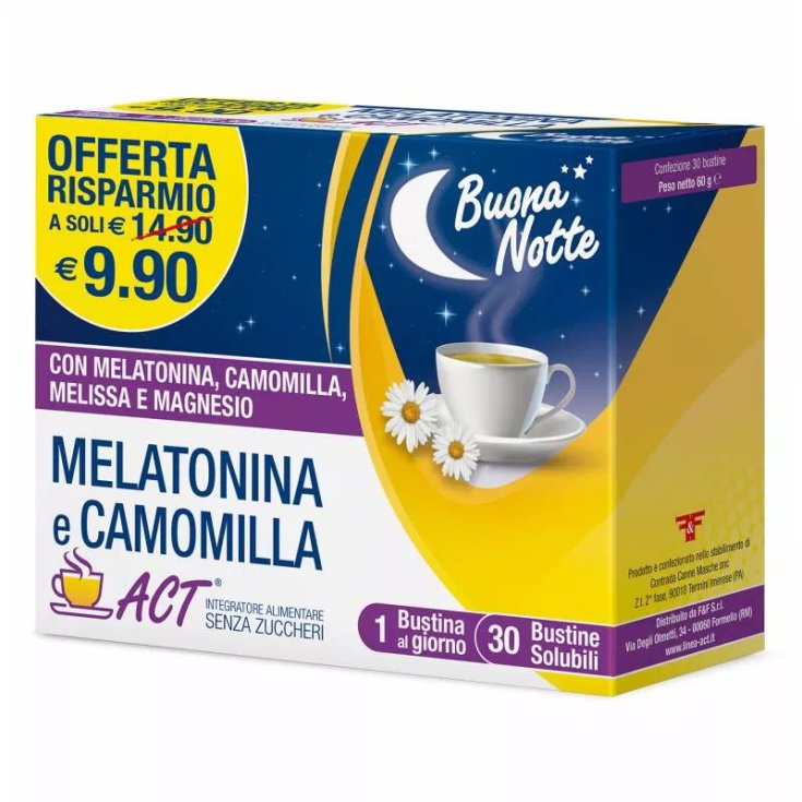 MÉLATONINE ACT + CAMOMILLE 30BUST
