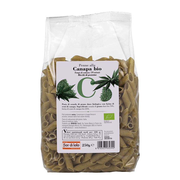 FLEUR DE LOTUS PENNE CHANVRE 250G