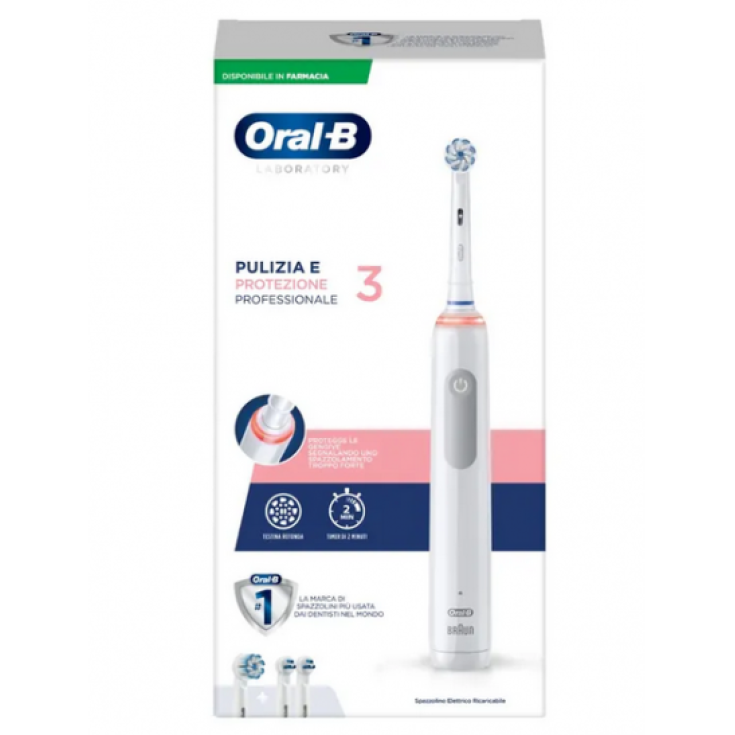 ORALB PRO 3 LAB SPAZZ + 2RECHARGES