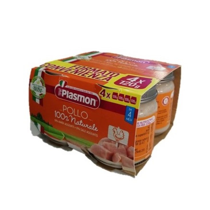 PLASMON OMOG POULET 4X120G