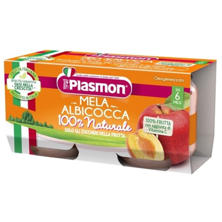 PLASMON OMOG POMME ALB 2X80G