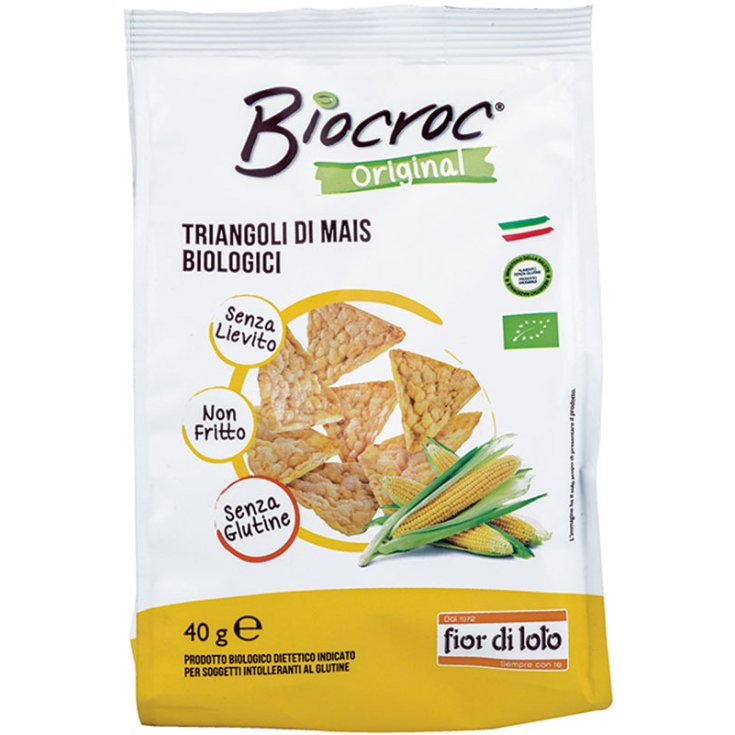 Biocroc Original Triangles De Maïs En Fleur De Lotus 50g