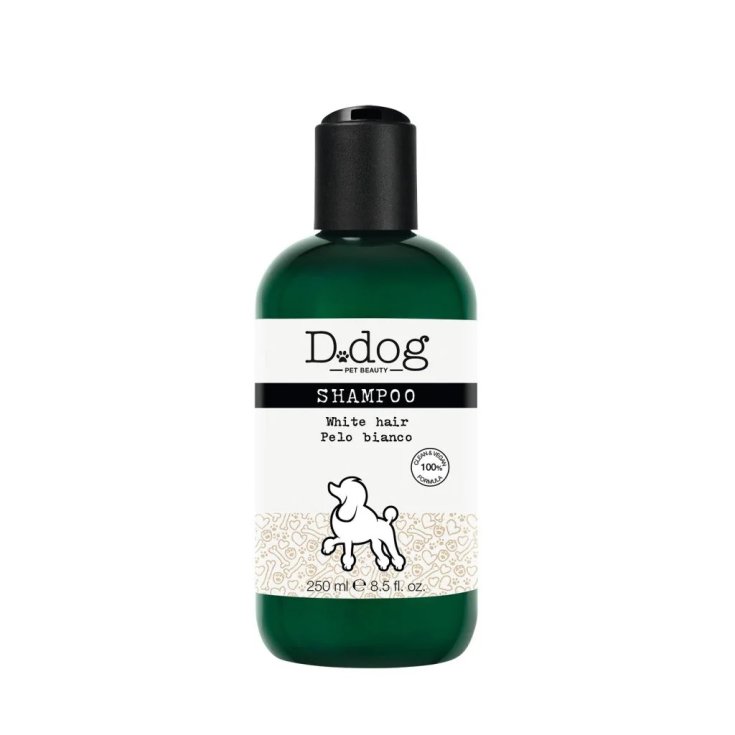 D DOG SHAMPOING FOURRURE BLANCHE250ML