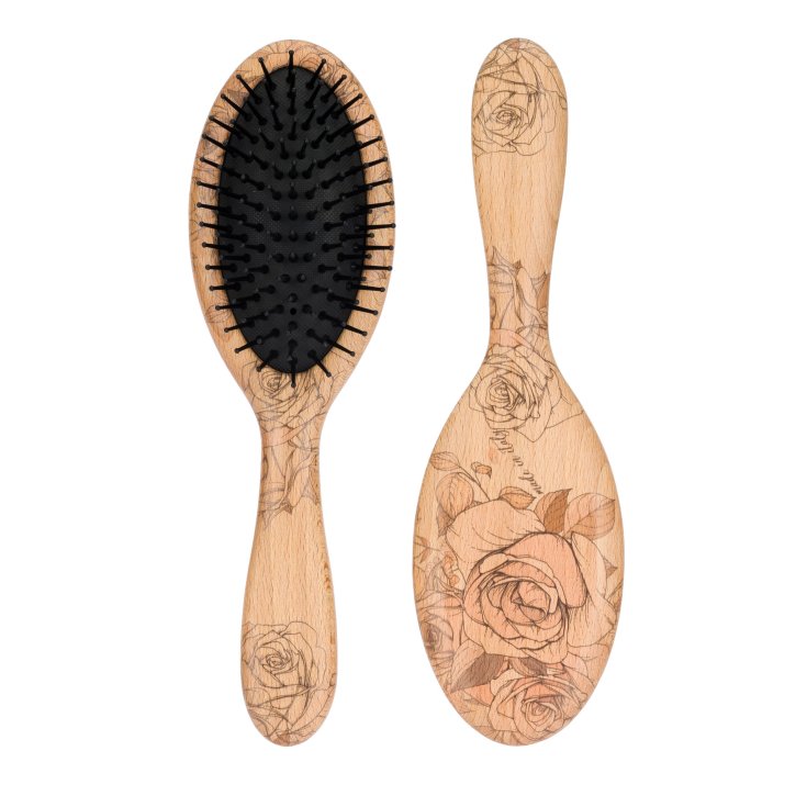 GRAND PINCEAU OVALE ROSE ROS