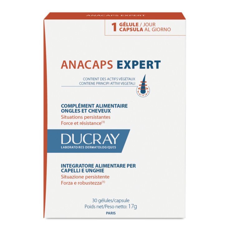 Anacaps Expert Cheveux Et Ongles Ducray 30 Gélules