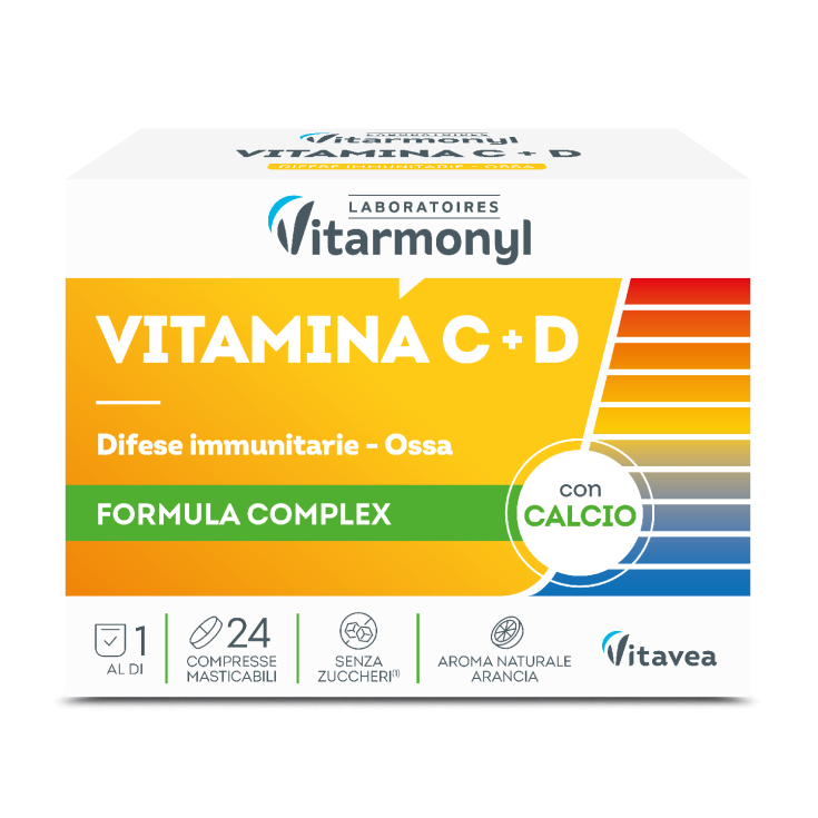 VITAMINE C+D 24 COMPRIMES A CROQUER