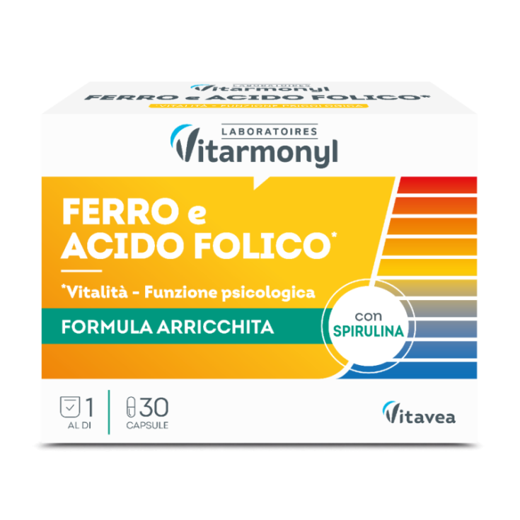 Fer Acide Folique Vitarmonyl 30 Gélules