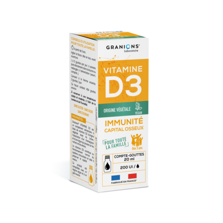 GRANIONS VITAMINE D3 GOUTTES20ML