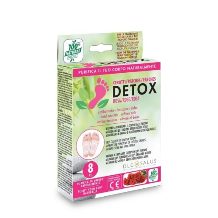 PATCHS PIEDS DETOX ROSE 8PCS