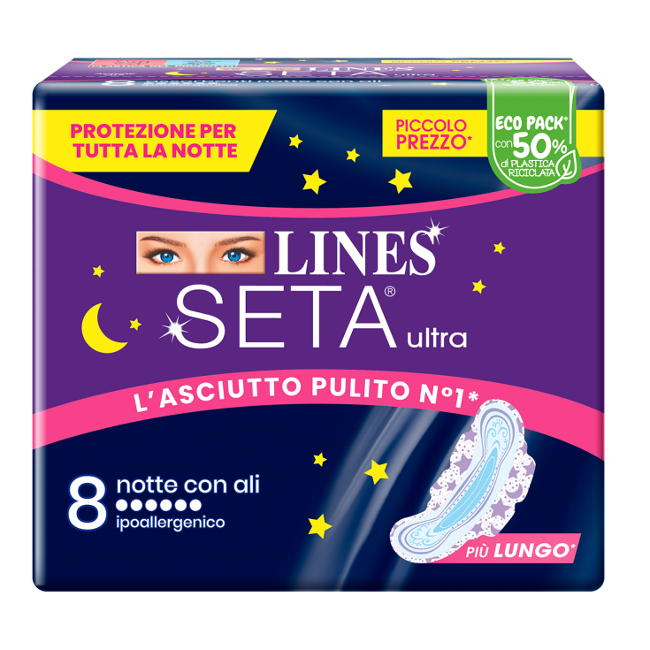 LIGNES SOIE ULTRA NUIT 8PCS