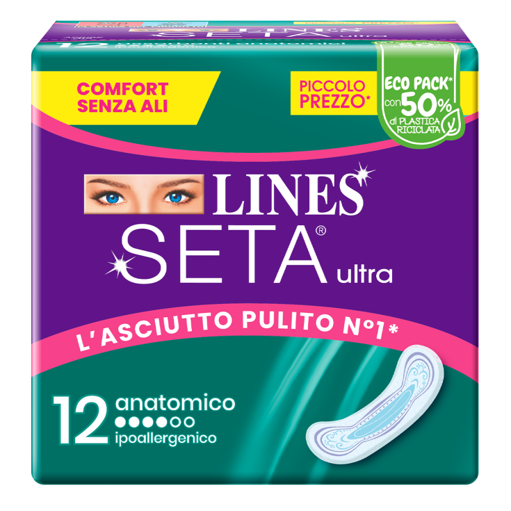 LIGNES ULTRA ANAT SOIE 12PCS