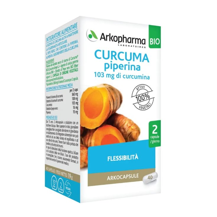 ARKOPS CURCUMA+PIPERINE 40CPS