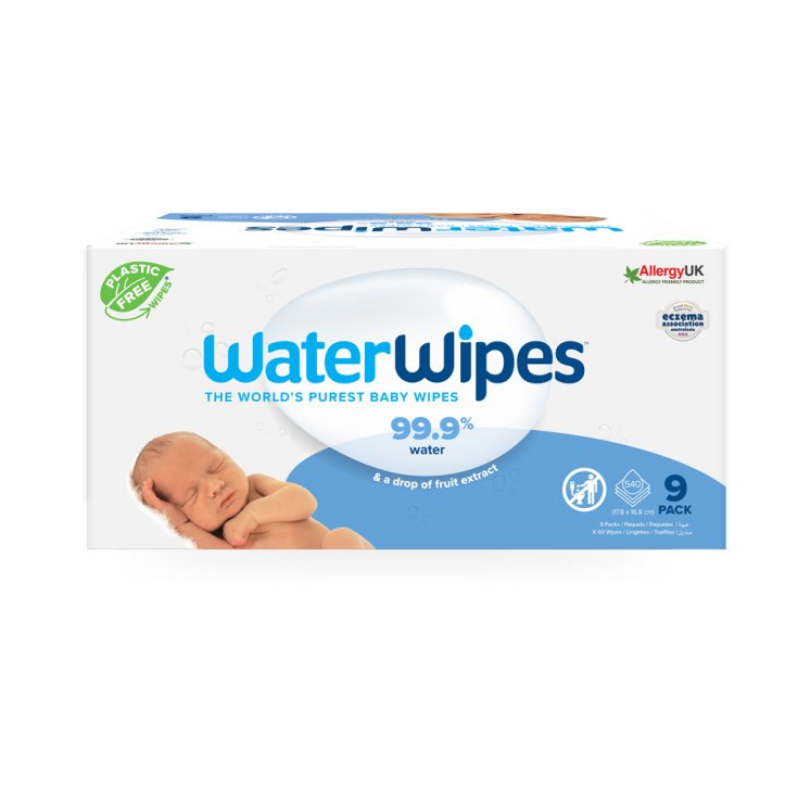 LINGETTES A L'EAU BIO 9X60 LINGETTES