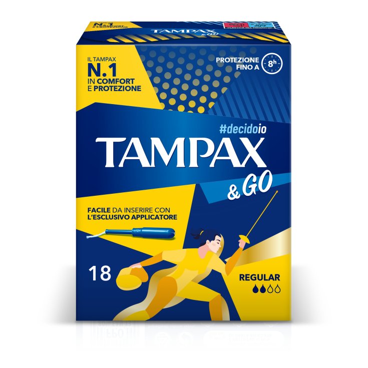 TAMPAX & GO RÉGULIER 18PCS