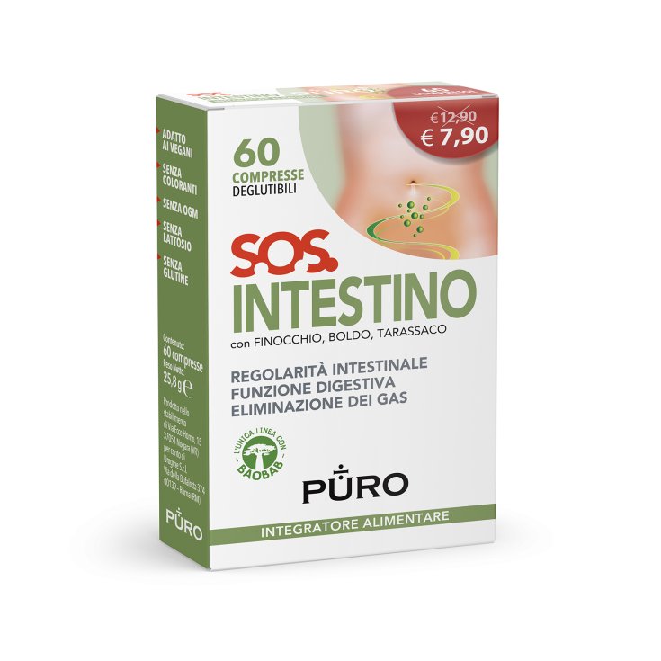 PURE SOS INTESTIN 60CPR DEGLU