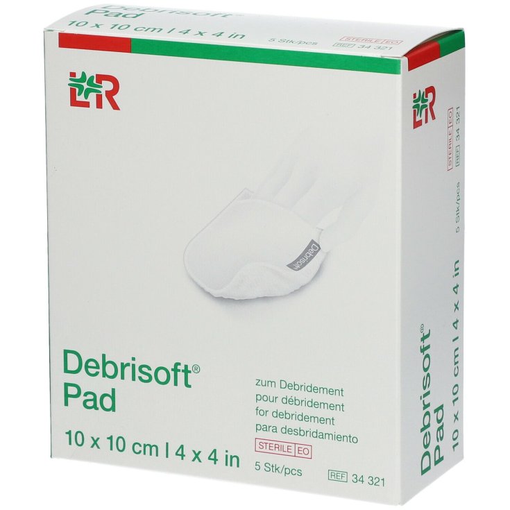 TAMPON DEBRISOFT 10X10CM 5PCS