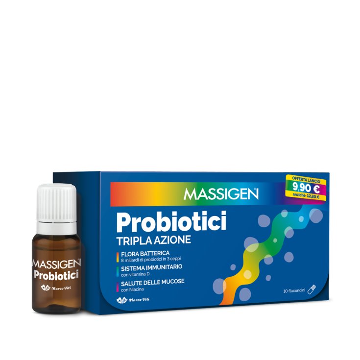 PROBIOTIQUES MASSIGEN 10FLX8ML PP