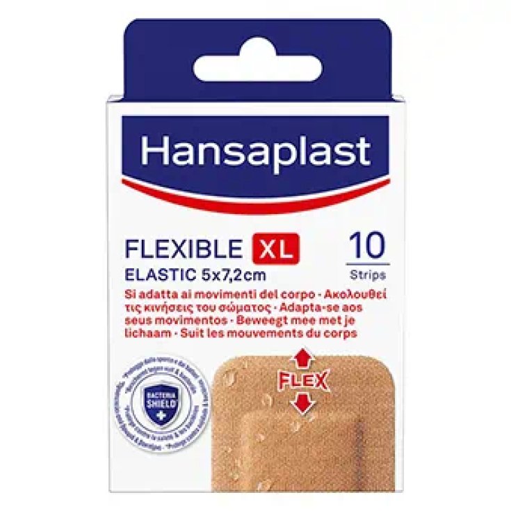 Pansements Souples XL Elastiques Hansplast 10 Bandes