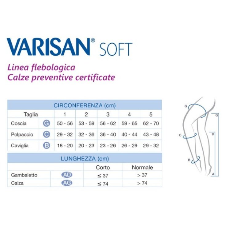 VARISAN SOFT SOCK AG NORME NE4