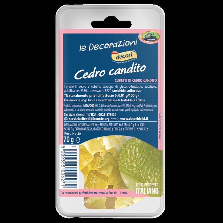 IPAFOOD CÈDRE CONFIT 70G