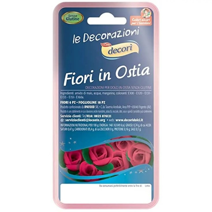 IPAFOOD GAUFRET ROUGE ROSELLINES