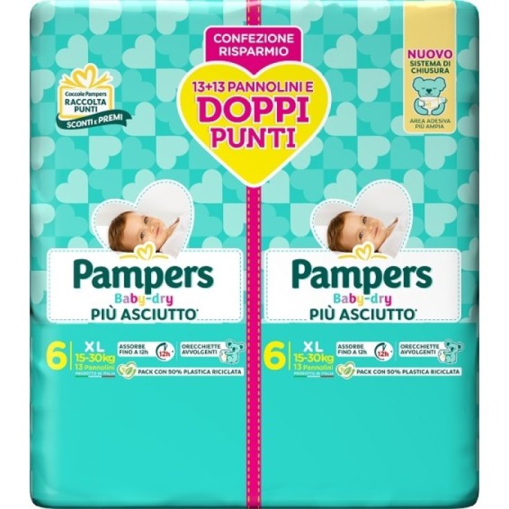 PAMPERS COMPTOIR BD DUO XL26P