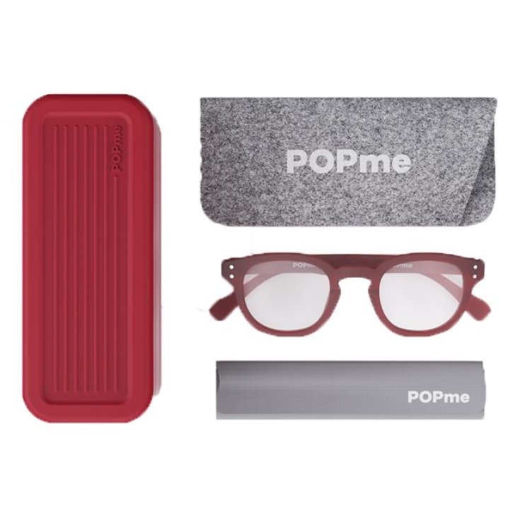 LUNETTES POPME ROUGE CERISE +1,5