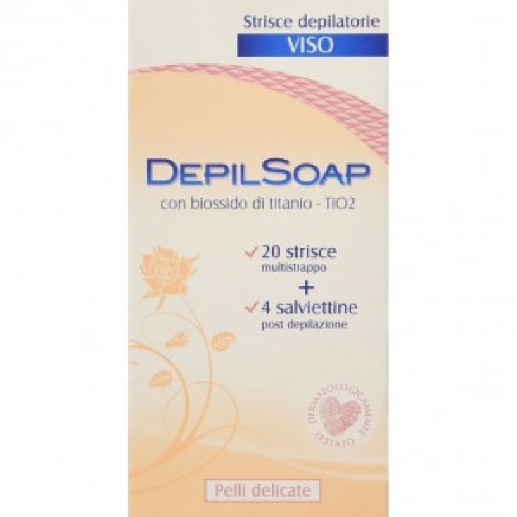 DEPILSOAP BANDES VISAGE DE 20P