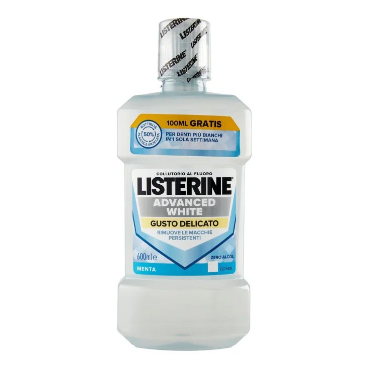 LISTERINE NEW ADV BLANC DOUX 600ML