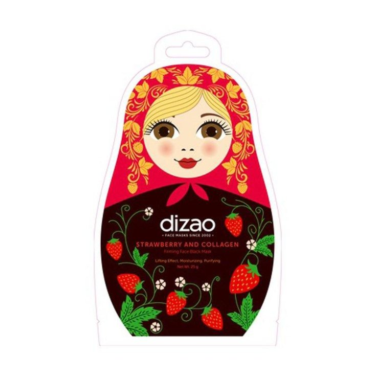 MASQUE VISAGE NOIR DIZAO FRAISES RASS