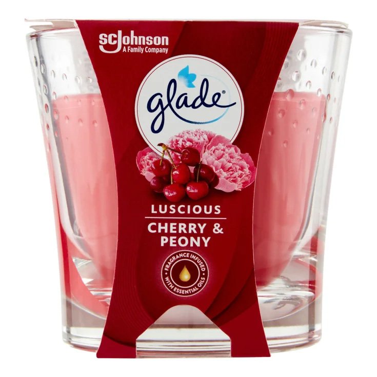 GLADE BOUGIE CERISE & PIVOINE 129 G